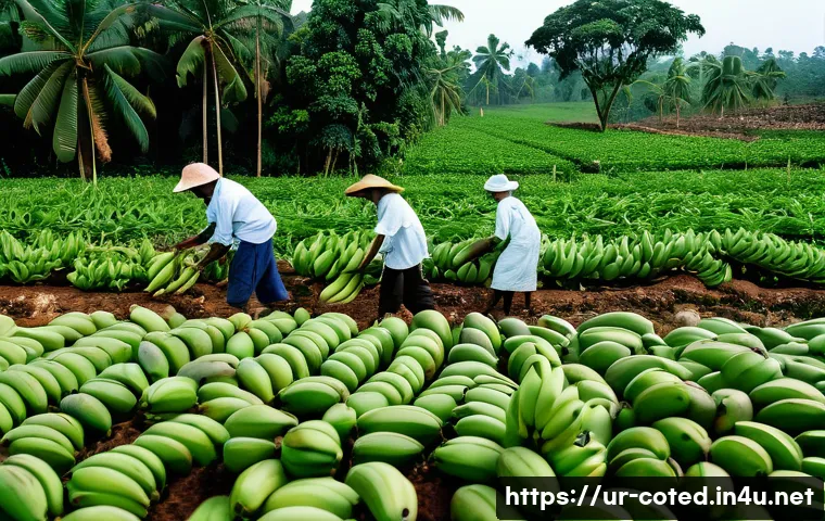 آئیوری کوسٹ کے کیلے کے باغات: ایک انوکھا سفر اور ناقابل یقین انکشافات 4 코트디부아르 바나나 플랜테이션 투어 관련 이미지 2